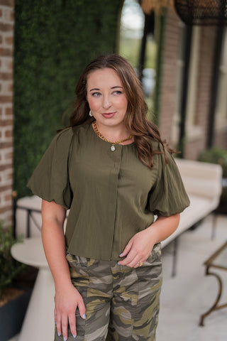 Ethereal Puff Blouse - barndoorboutiquetn