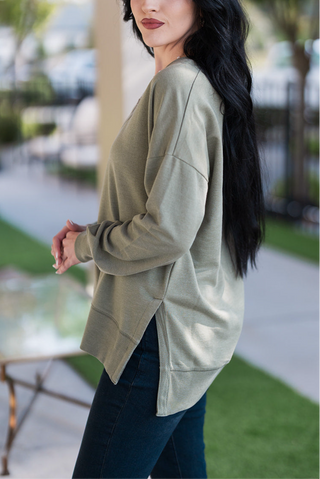 Modern V-Neck Weekender - barndoorboutiquetn