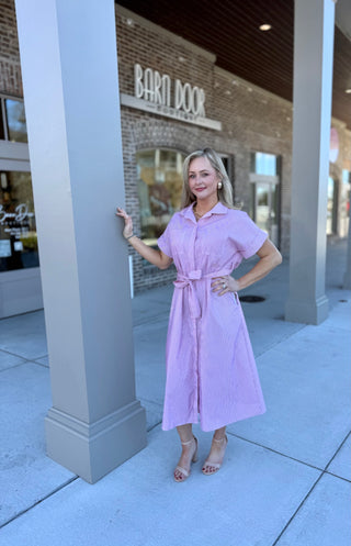 Harbor Lane Stripe Dress - barndoorboutiquetn