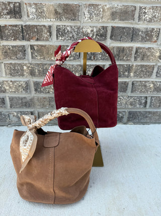 Mini Suede World Traveller Bag - barndoorboutiquetn
