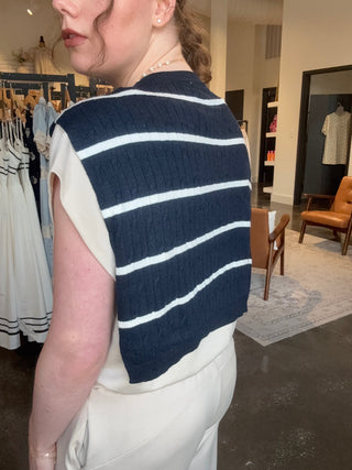 Coastal Striped Shawl - barndoorboutiquetn