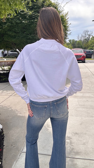 Red, White, & Cozy Sweatshirt