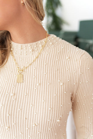 Champagne Sparkle Sweater