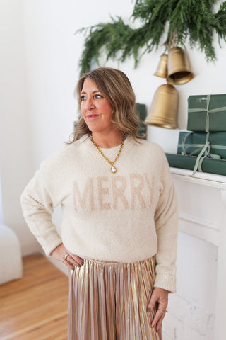 Z Supply Merry Gold Sweater