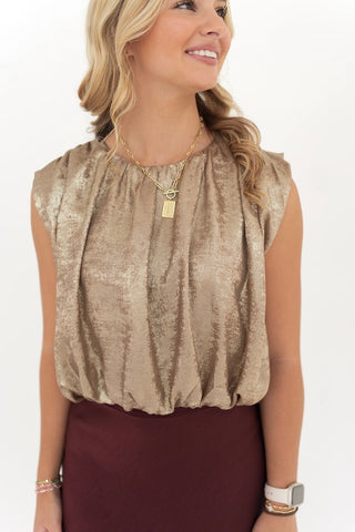 Lustrous Muse Blouse