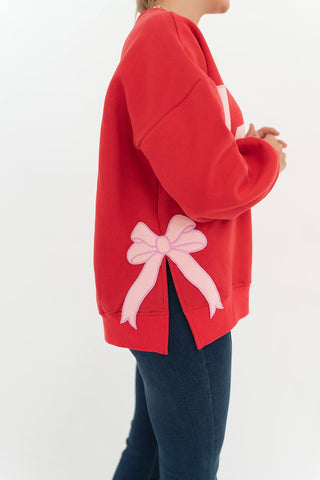 Holiday Ribbon Cheer Sweatshirt