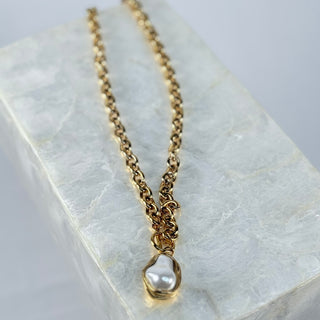 Pearl Drop Necklace - barndoorboutiquetn