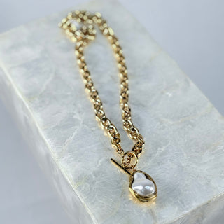Pearl Drop Necklace - barndoorboutiquetn