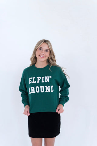 Z Supply Elfin' Around Holiday Sweatshirt