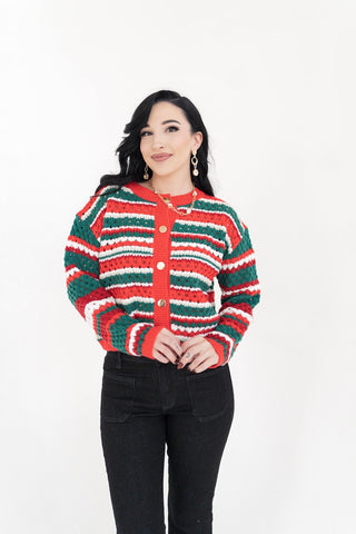 Candy Cane Cardi