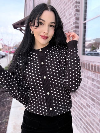 Diamond Dot Cardigan