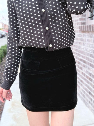 Velvet Hour Mini Skirt - barndoorboutiquetn