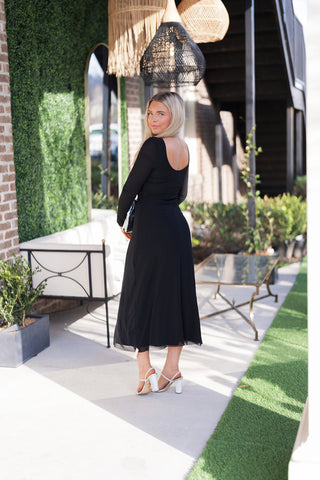 Z Supply Spellbound Mesh Midi Dress - barndoorboutiquetn