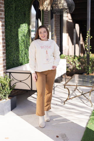 Rose All Day Sweatshirt - barndoorboutiquetn