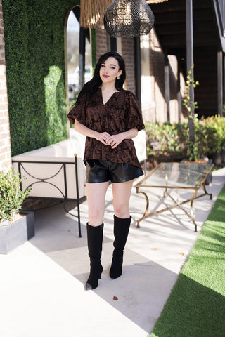 Midnight Bloom Tunic - barndoorboutiquetn