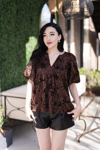 Midnight Bloom Tunic - barndoorboutiquetn