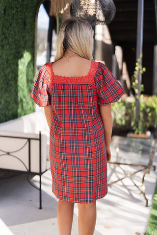 Mistletoe Manor Mini Dress - barndoorboutiquetn