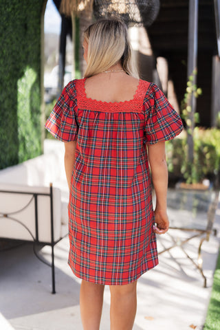 Mistletoe Manor Mini Dress - barndoorboutiquetn