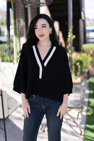 Domino Detail Top - barndoorboutiquetn