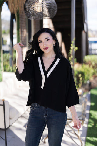 Domino Detail Top - barndoorboutiquetn