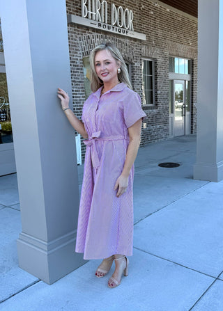 Harbor Lane Stripe Dress - barndoorboutiquetn