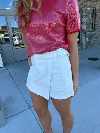 Linear Logic Mini Skirt - barndoorboutiquetn