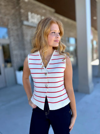 Cupid’s Arrow Stripe Knit - barndoorboutiquetn