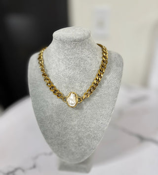Baroque Bold Link Necklace - barndoorboutiquetn