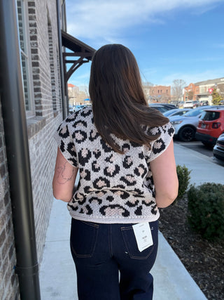 Gold Rush Leopard Knit - barndoorboutiquetn