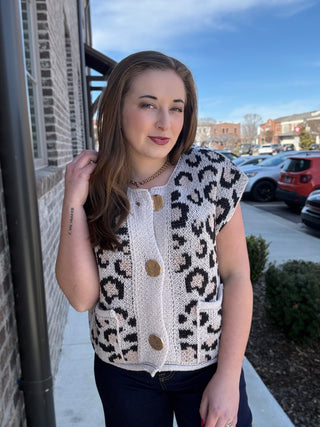 Gold Rush Leopard Knit - barndoorboutiquetn