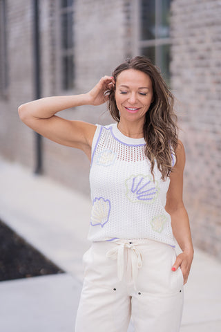 By The Seashore Knit Top - barndoorboutiquetn