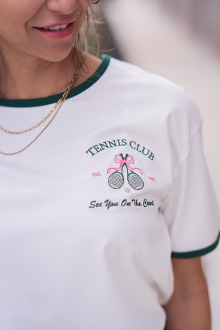 Tennis Club Tee - barndoorboutiquetn