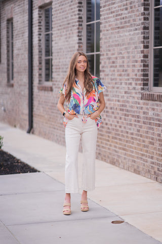 Birds Of Paradise Blouse - barndoorboutiquetn