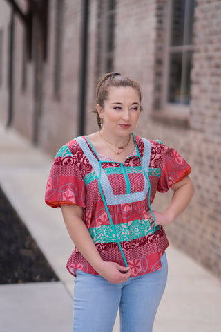 Starfish Blouse - barndoorboutiquetn