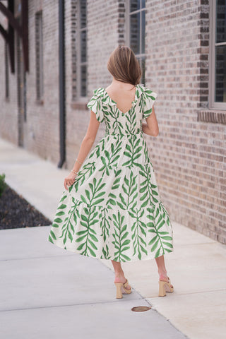 Palm Tree Maxi Dress - barndoorboutiquetn