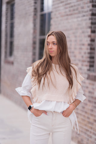 Buttercream Knit Top - barndoorboutiquetn