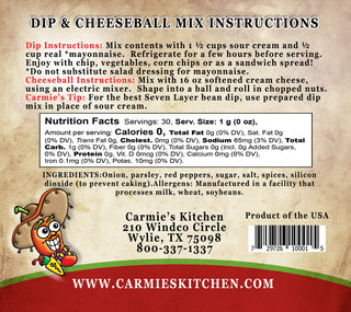 Carmie's Kitchen Mixes