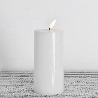 White Pillar Candle - barndoorboutiquetn