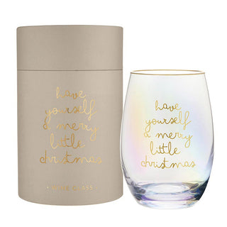 Merry Little Wine Glass