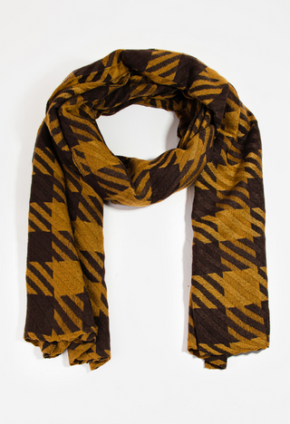 Checkered Pattern Scarf - barndoorboutiquetn