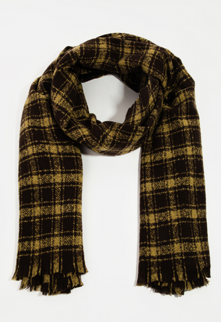 Plaid Winter Oblong Scarf - barndoorboutiquetn