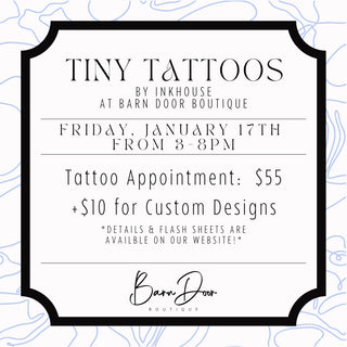 January Tiny Tattoos - barndoorboutiquetn