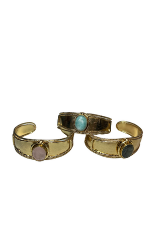 Statement Stone Cuff - barndoorboutiquetn