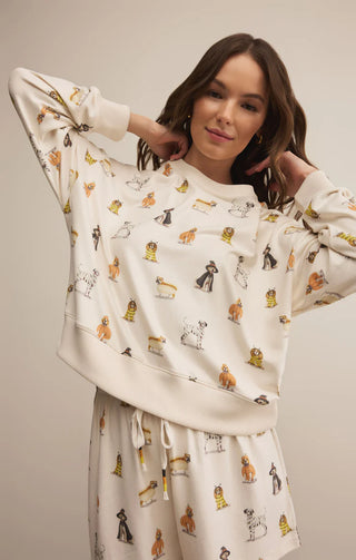 Z Supply Elle Pup Longsleeve - barndoorboutiquetn