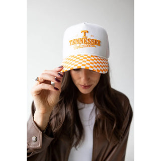 Tennessee Checkerboard Hat - barndoorboutiquetn