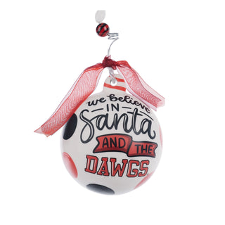 Georgia We Believe Ornament - barndoorboutiquetn