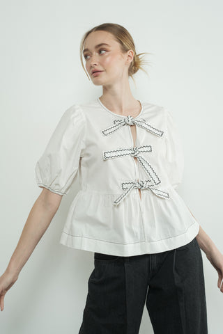 Macaron Moment Blouse - barndoorboutiquetn