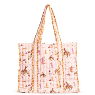 Giddy Up Pink Quilted Tote - barndoorboutiquetn