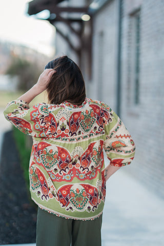 Dragonfruit Blouse - barndoorboutiquetn