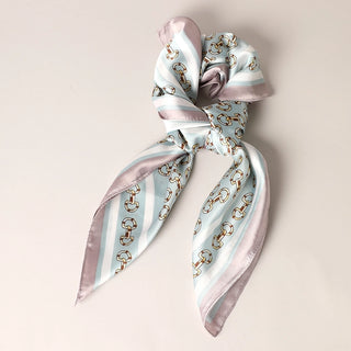 Horsebit Satin Scarf - barndoorboutiquetn